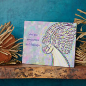 Guardian White Light Angel Malerei Art Plaque Fotoplatte (Seite)