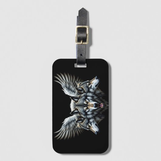 Guardian Wolves Gepäckanhänger (Vorderseite Vertikal)