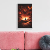 Guardians of the Inner Wild Leinwanddruck (Insitu (Wohnzimmer))