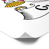 Guardiola Familienwappen Poster (Ecke)