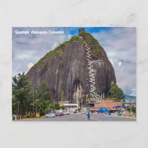 Guatapé, Antioquia, Kolumbien, Piedra del Peñol Postkarte