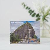 Guatapé, Antioquia, Kolumbien, Piedra del Peñol Postkarte (Stehend Vorderseite)
