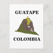 Guatape Colombia Custom Travel Postkarte (Vorderseite)