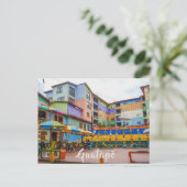 Guatapé, Kolumbien, Plazoleta de Los Zócalos Postkarte (Stehend Vorderseite)