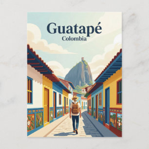 Guatapé Kolumbien Postkarte