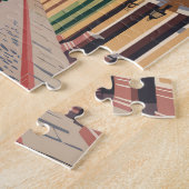 Guatemala Antigua Illustration Reisen Vintag Puzzle (Seite)