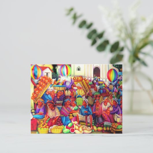 Guatemala Art Postkarte (Stehend Vorderseite)