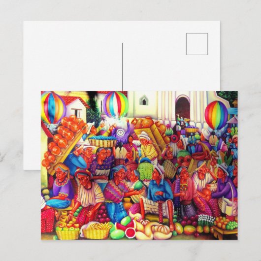 Guatemala Art Postkarte (Vorne/Hinten)