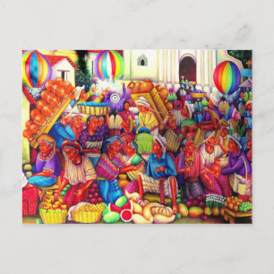 Guatemala Art Postkarte