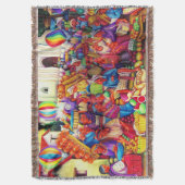 Guatemala Art Throw Blanket Decke (Vorderseite Vertikal)
