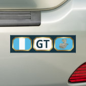 Guatemala-Autoaufkleber für Flaggenkarten Autoaufkleber (Auf Auto)