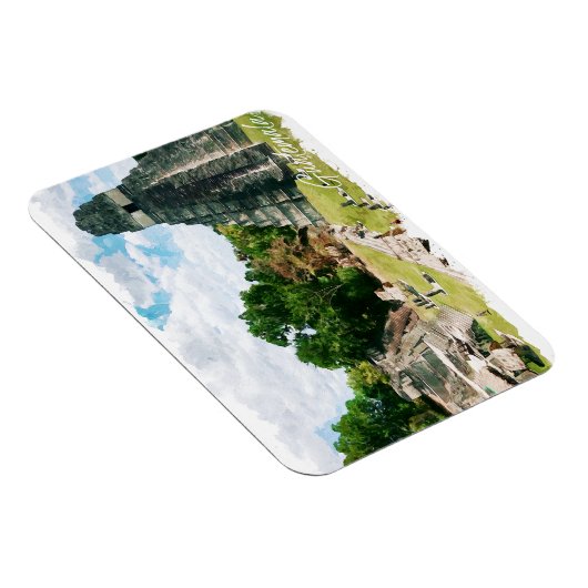 Guatemala Aztec Temple Travel Magnet (Rechte Seite)