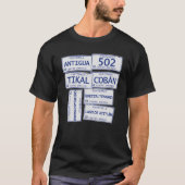 Guatemala Chapin 502 Antigua Tikal Atitlan Coban Q T-Shirt (Vorderseite)