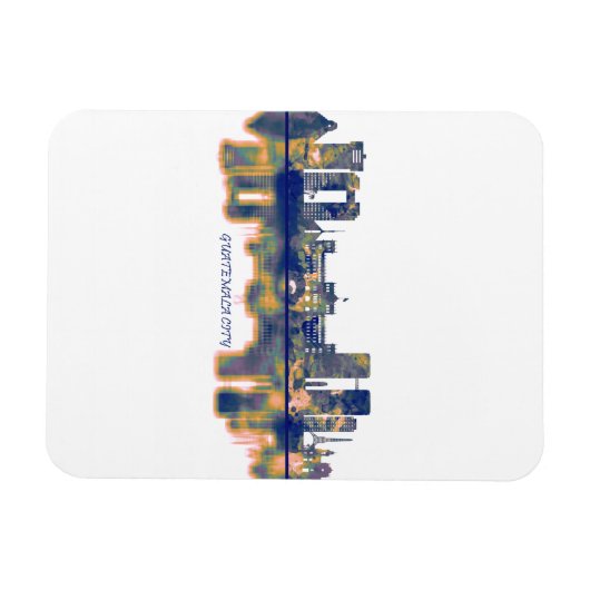 Guatemala City Skyline Magnet (Horizontal)