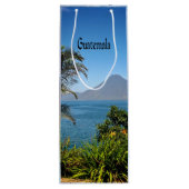 Guatemala, die wunderschöne Landschaft der Natur Geschenktüte Für Weinflaschen (Rückseite)