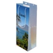 Guatemala, die wunderschöne Landschaft der Natur Geschenktüte Für Weinflaschen (Vorderseite Schrägansicht)