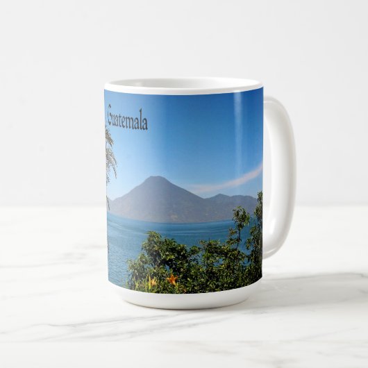 Guatemala, die wunderschöne Landschaft der Natur Kaffeetasse (VorderseiteRechts)