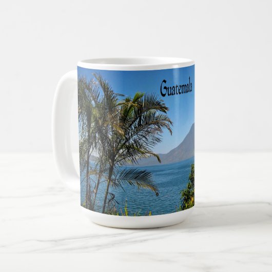 Guatemala, die wunderschöne Landschaft der Natur Kaffeetasse (Vorderseite Links)