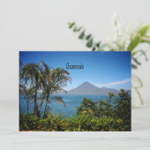 Guatemala, die wunderschöne Landschaft der Natur, Karte (Stehend Vorderseite)
