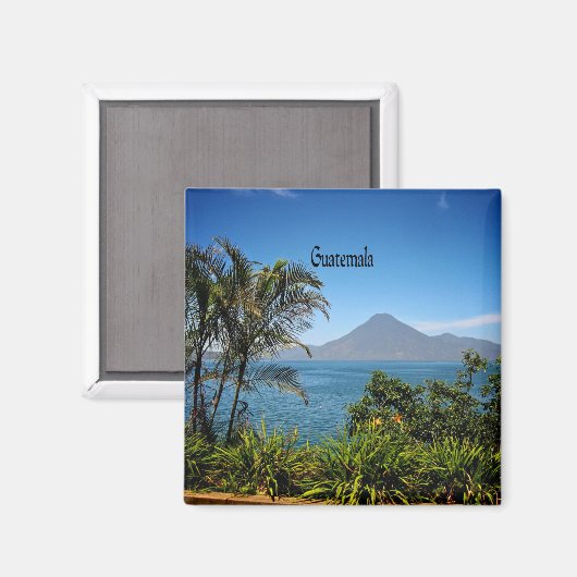 Guatemala, die wunderschöne Landschaft der Natur Magnet (Vorderseite/Rückseite)
