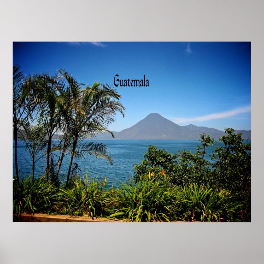 Guatemala, die wunderschöne Landschaft der Natur Poster (Vorne)