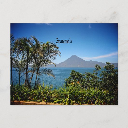 Guatemala, die wunderschöne Landschaft der Natur Postkarte (Vorderseite)