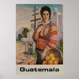 Guatemala Druck Südamerika Poster Kunst