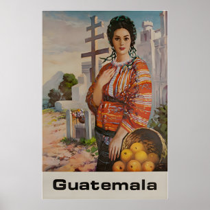 Guatemala Druck Südamerika Poster Kunst