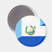 Guatemala el salvador Halbflaggenland Symbol Magnet (Vorderseite/Rückseite)
