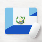 Guatemala el salvador Halbflaggenland Symbol Mousepad (Mit Mouse)