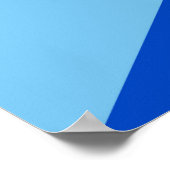 Guatemala el salvador Halbflaggenland Symbol Poster (Ecke)