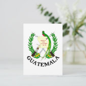 GUATEMALA - Emblem/Fahne/Wappen/Symbol Postkarte (Stehend Vorderseite)