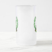 Guatemala-Emblem Mattglas Bierglas (Mittel)