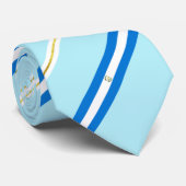 Guatemala-Fahne Krawatte (Gerollt)