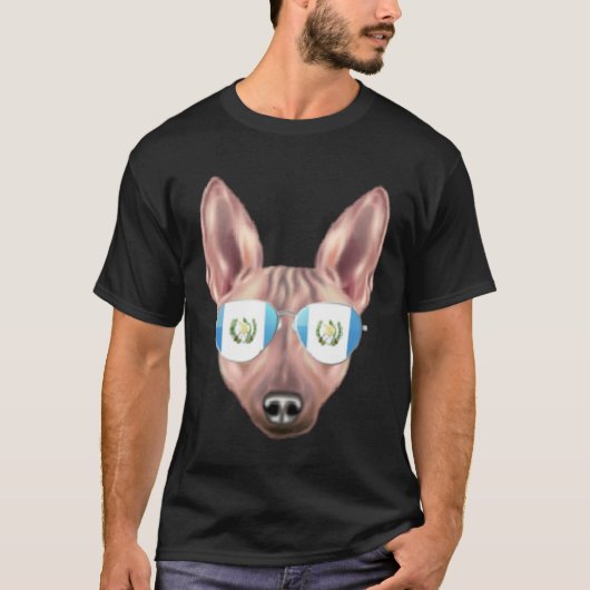 Guatemala Flag American Hairless Terrier Guatemala T-Shirt (Vorderseite)
