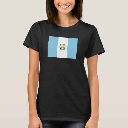 Guatemala Flag Chapin Quetzal Antigua Tikal Peten T-Shirt (Vorderseite)