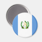 Guatemala Flag GT Magnet (Vorderseite/Rückseite)
