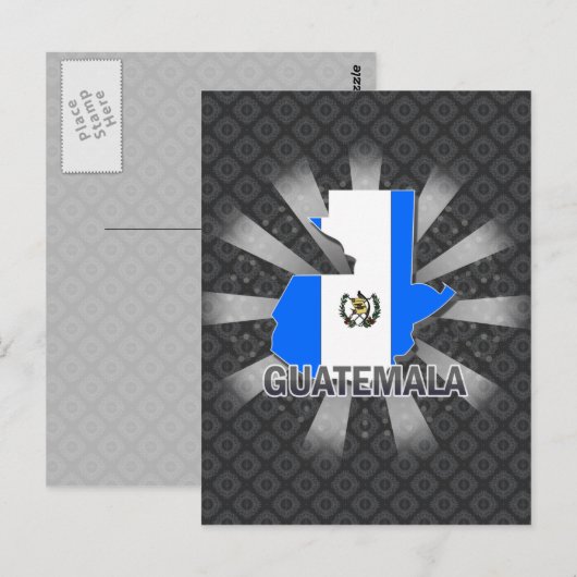 Guatemala Flag Karte 2.0 (Vorne/Hinten)