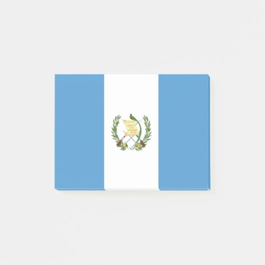 Guatemala flag post-it klebezettel (Vorderseite)