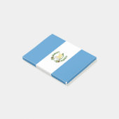 Guatemala flag post-it klebezettel (angewinkelt)