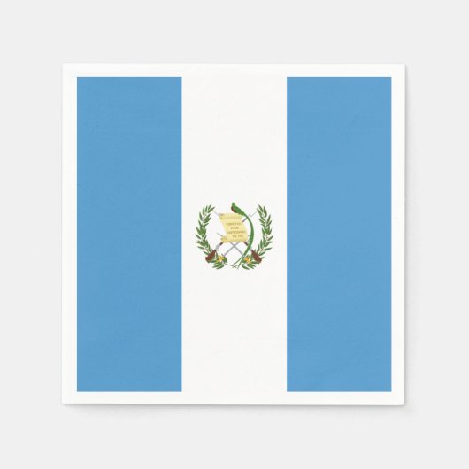 Guatemala flag serviette (Vorderseite)