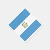 Guatemala flag serviette (Ecke)