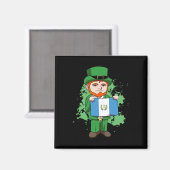 Guatemala Flag St Patricks Day Leprec Magnet (Vorderseite/Rückseite)