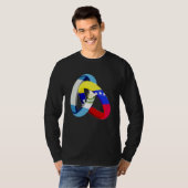 Guatemala Flag Venezuela Grown Ring Marriage Weddi T-Shirt (Vorne ganz)