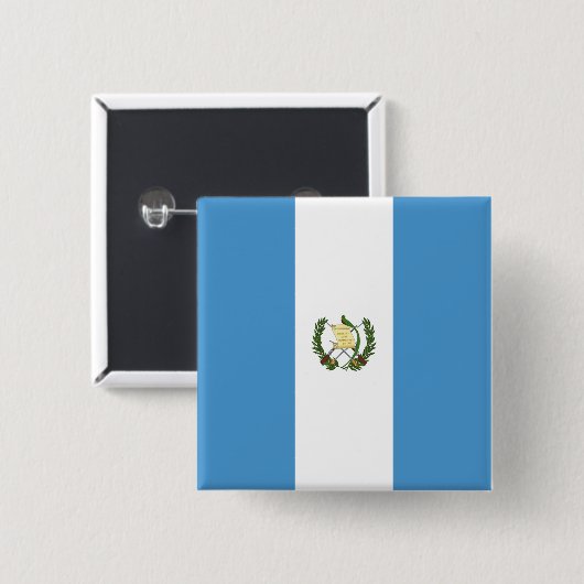 Guatemala-Flagge Button (Vorne & Hinten)