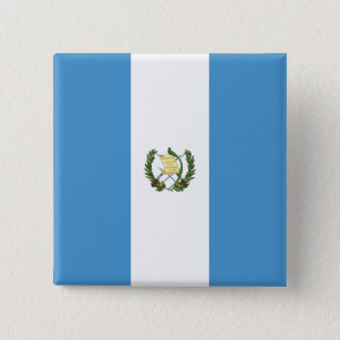 Guatemala-Flagge Button