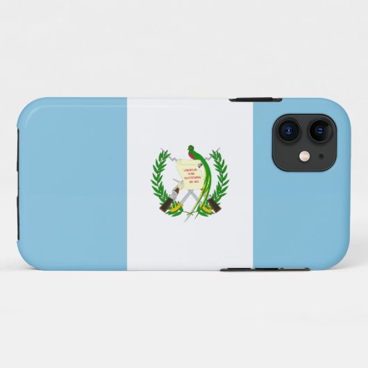 Guatemala-Flagge Case-Mate iPhone Hülle (Rückseite (Horizontal))