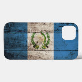 Guatemala-Flagge für Altholzkörner Case-Mate iPhone Hülle (Rückseite (Horizontal))
