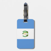 Guatemala-Flagge Gepäckanhänger (Rückseite vertikal)