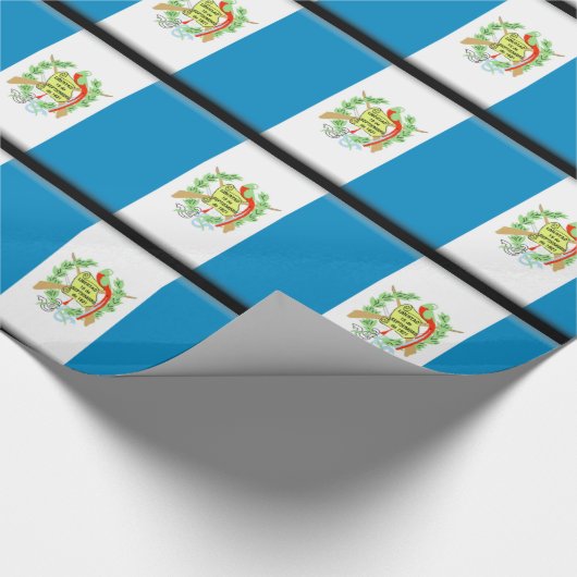 Guatemala-Flagge Geschenkpapier (Ecke)